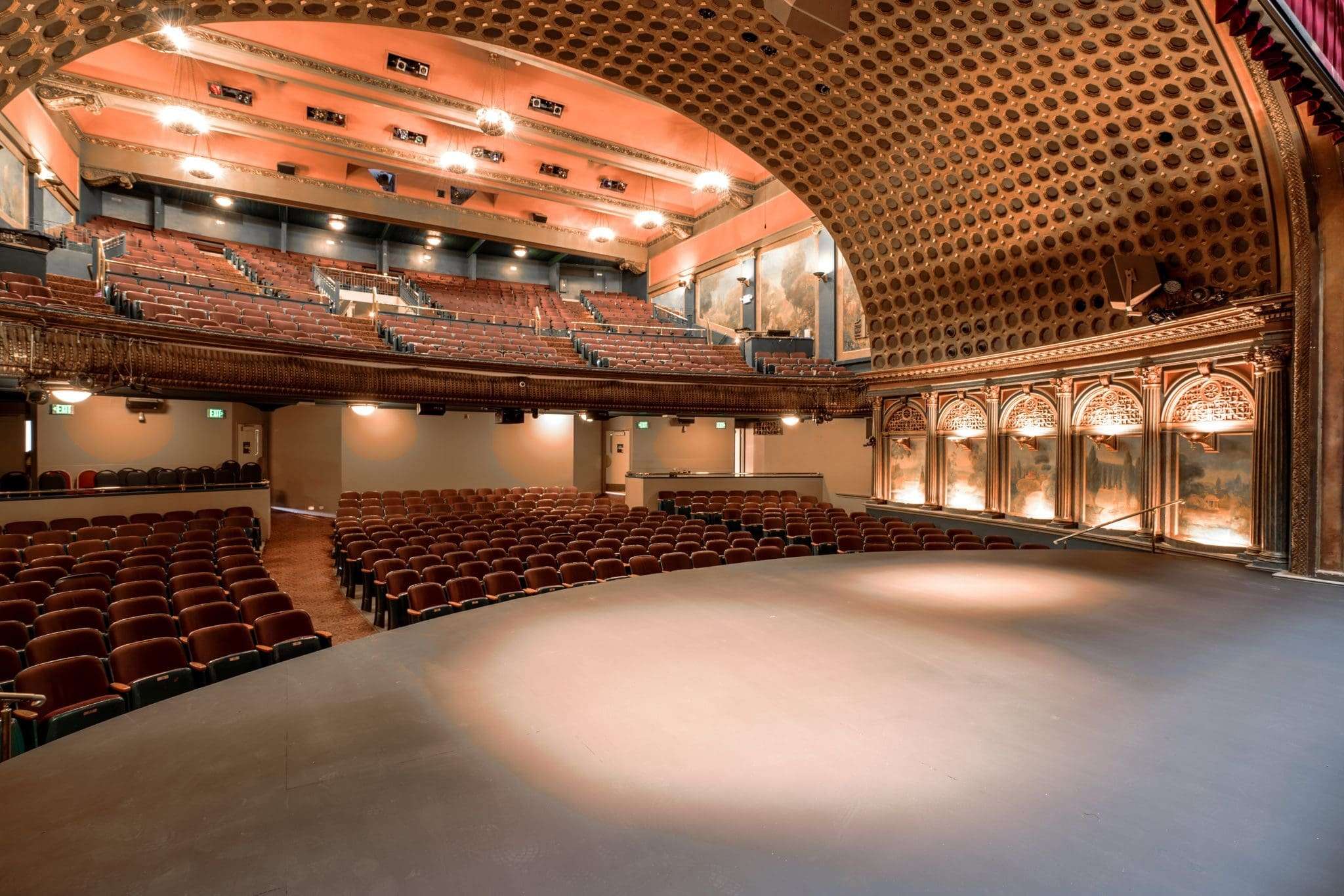 The Bing Crosby Theater stage event venue space